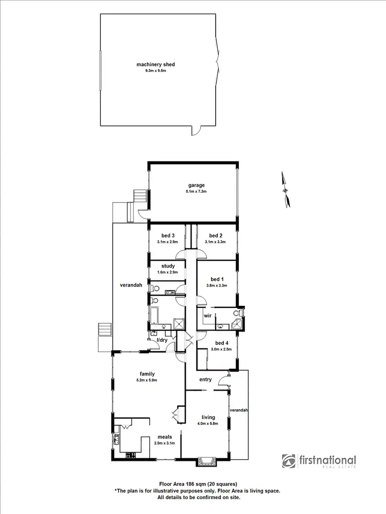 Floorplan of Homely house listing, 1 Jacques Road, Narre Warren North VIC 3804
