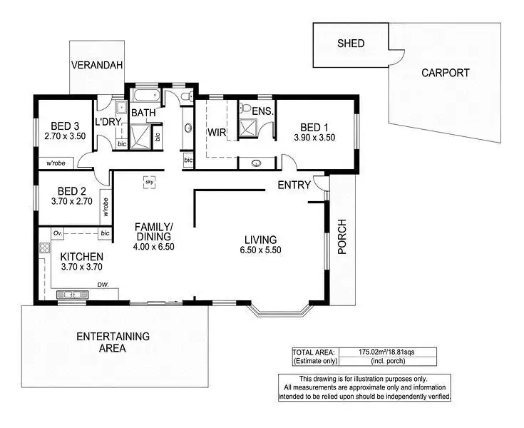 Floorplan of Homely house listing, 5B Willunga Street, Eden Hills SA 5050