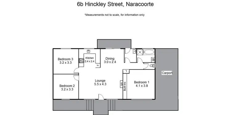 Floorplan of Homely house listing, 6A & 6B Hinckley Street, Naracoorte SA 5271
