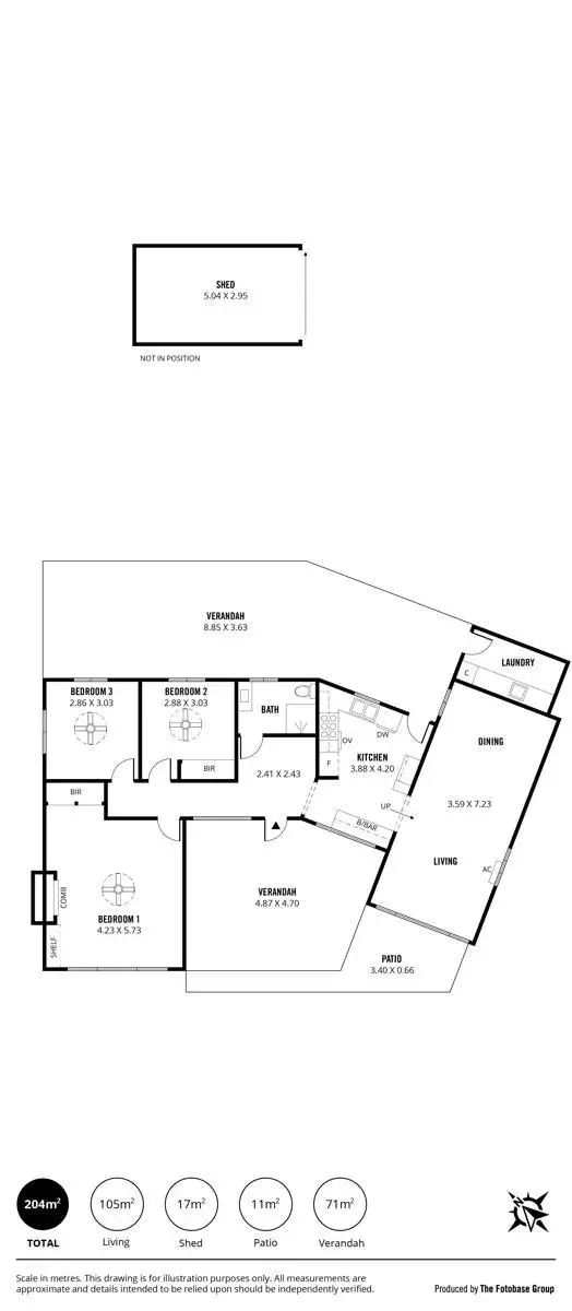 Floorplan of Homely house listing, 9 Esplanade, Sellicks Beach SA 5174