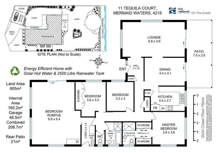 Floorplan of Homely house listing, 11 Tequila Court, Mermaid Waters QLD 4218
