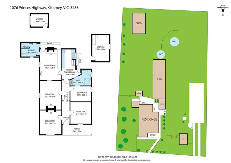 Floorplan of Homely house listing, 1076 Princes Highway, Killarney VIC 3283