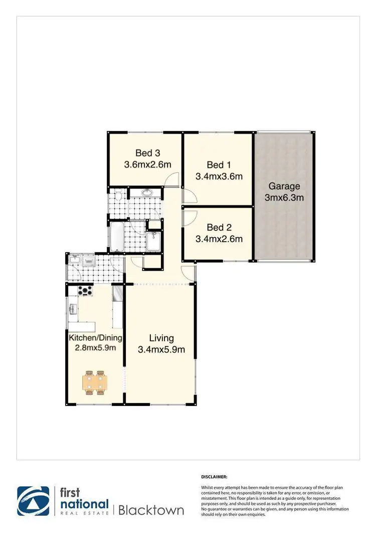 Floorplan of Homely house listing, 42 Amsterdam Street, Oakhurst NSW 2761
