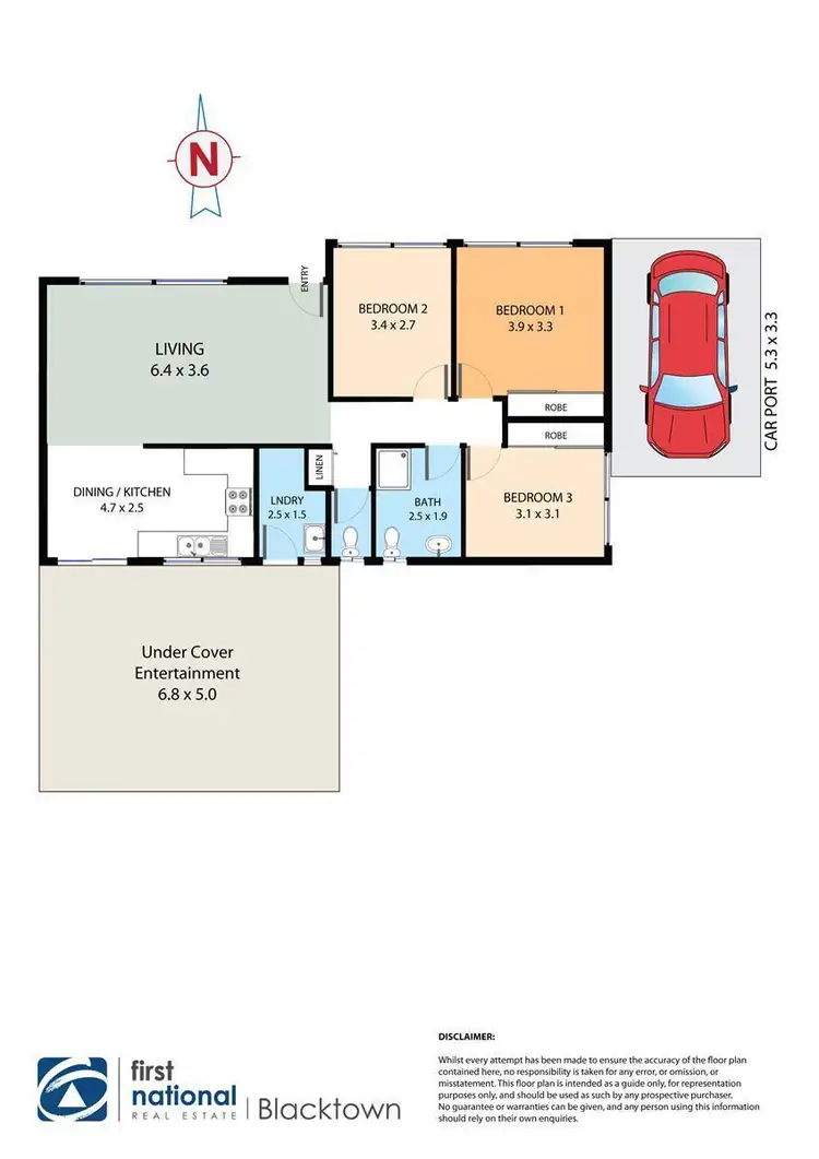Floorplan of Homely house listing, 22 Caratel Crescent, Marayong NSW 2148