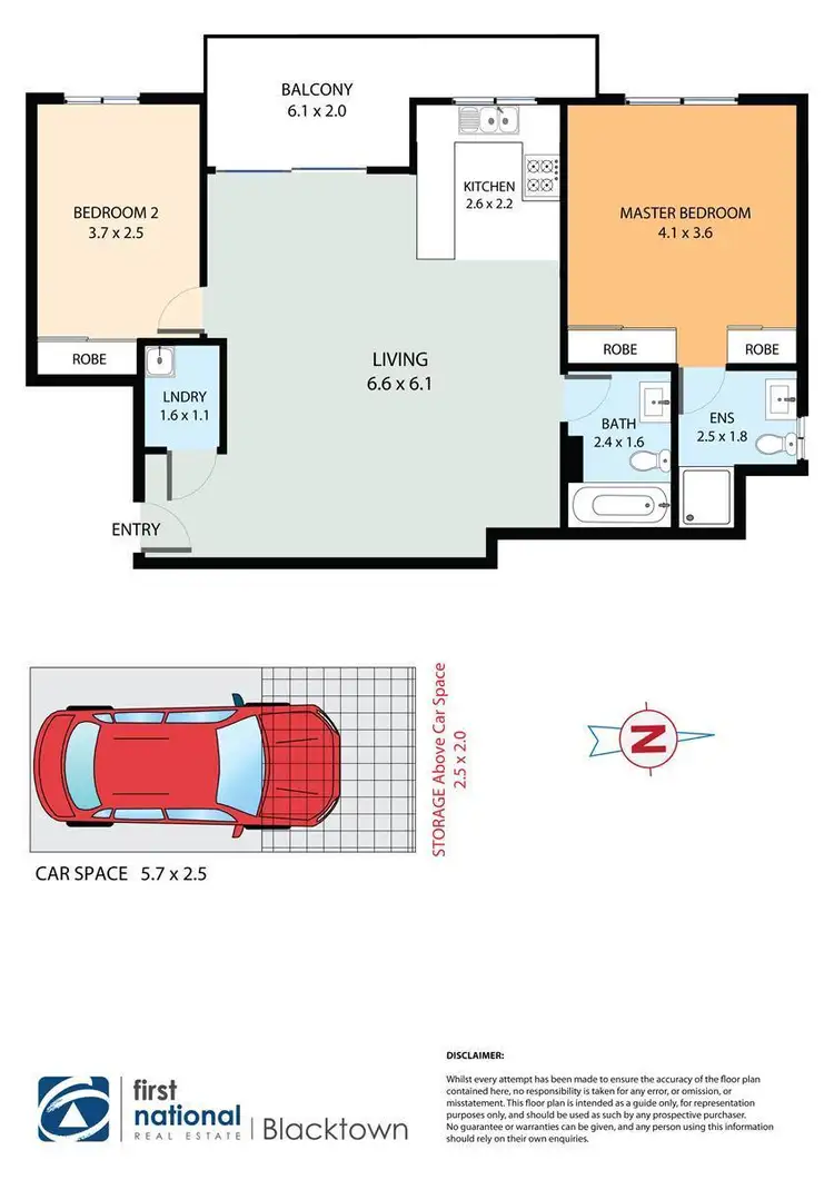 Floorplan of Homely apartment listing, 12/19-21 Oxford Street, Blacktown NSW 2148