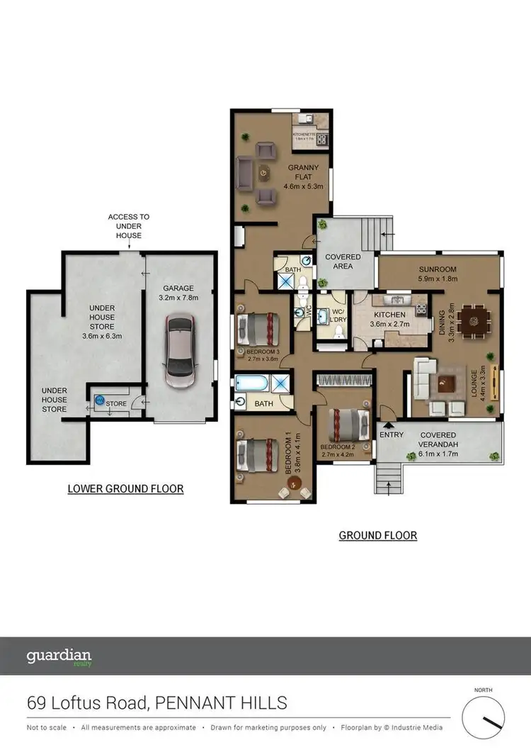 Floorplan of Homely house listing, 69 Loftus Road, Pennant Hills NSW 2120