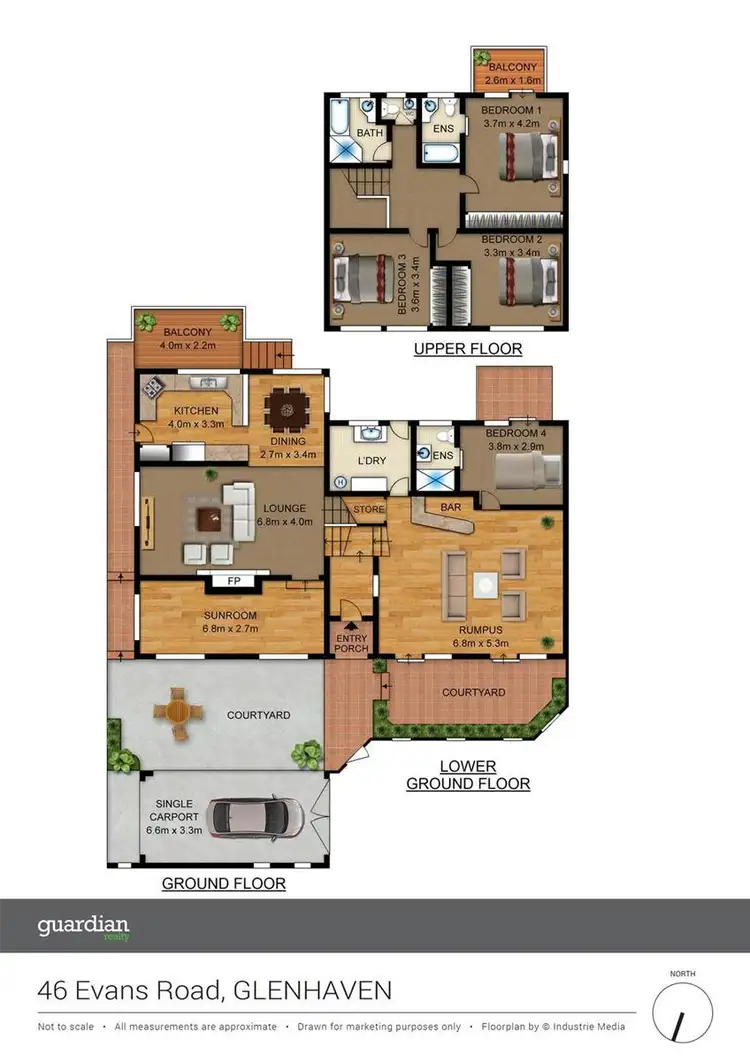 Floorplan of Homely house listing, 46 Evans Road, Glenhaven NSW 2156