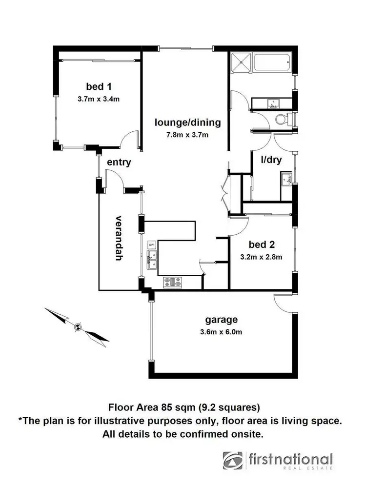 Floorplan of Homely unit listing, 31A Mansfield Street, Berwick VIC 3806