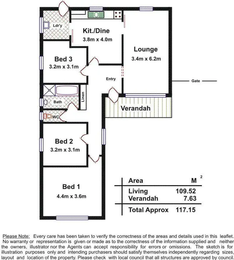 Floorplan of Homely house listing, 25 Marshalsea Road, Elizabeth Park SA 5113