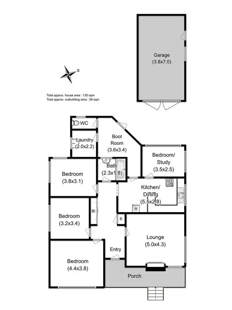 Floorplan of Homely house listing, 2752 Huon Highway, Huonville TAS 7109