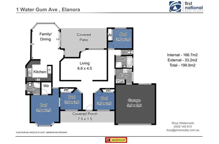 Floorplan of Homely house listing, 1 Water Gum Street, Elanora QLD 4221