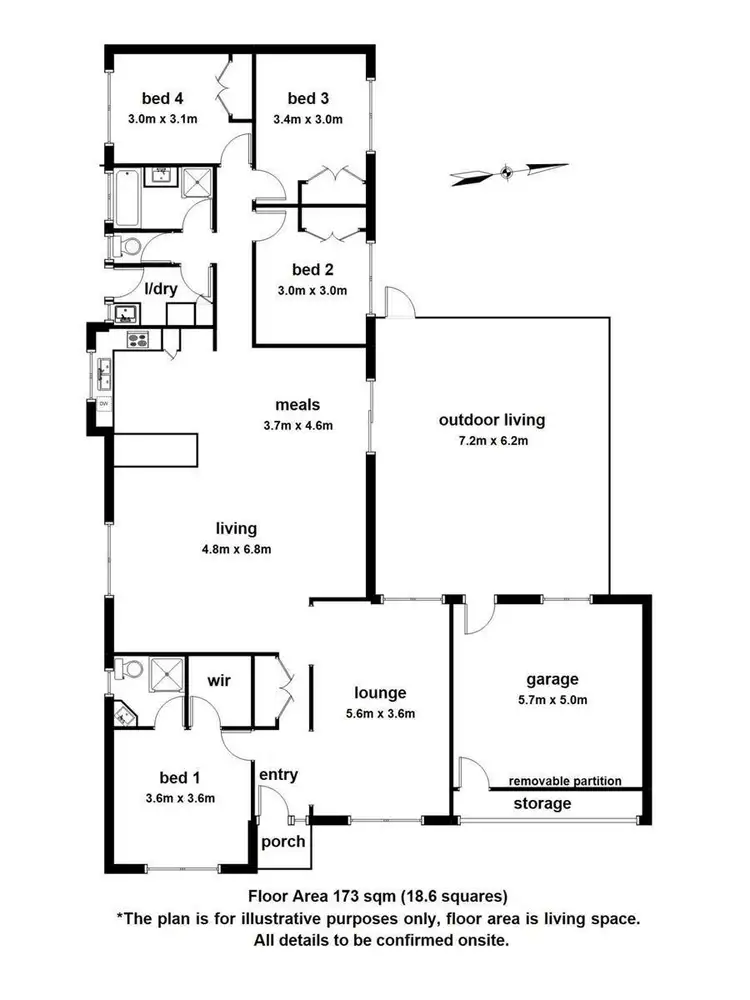 Floorplan of Homely house listing, 31 Bounty Way, Berwick VIC 3806