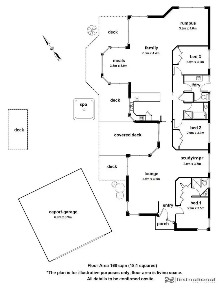 Floorplan of Homely house listing, 6 Ellaswood Close, Berwick VIC 3806