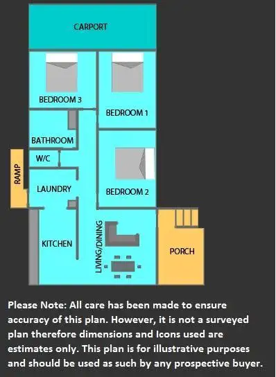 Floorplan of Homely house listing, 3 Tessman Street, Riverview QLD 4303