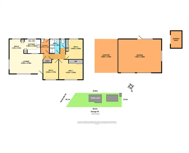 Floorplan of Homely house listing, 58 George Street, Barnsley NSW 2278