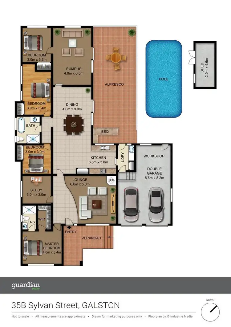 Floorplan of Homely house listing, 35B Sylvan Street, Galston NSW 2159