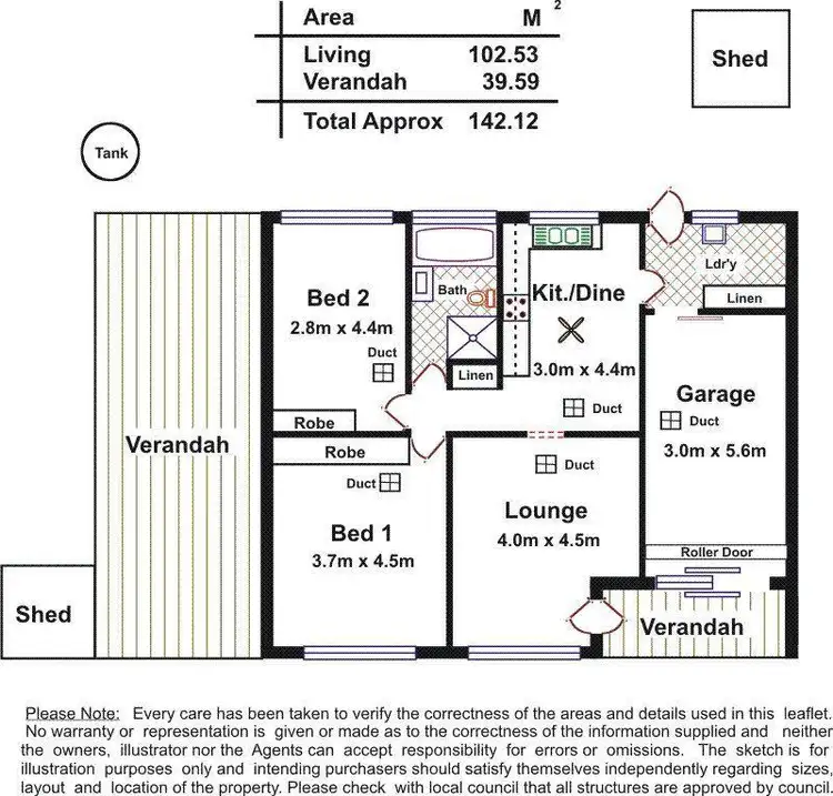 Floorplan of Homely house listing, 101 Pratt Avenue, Pooraka SA 5095