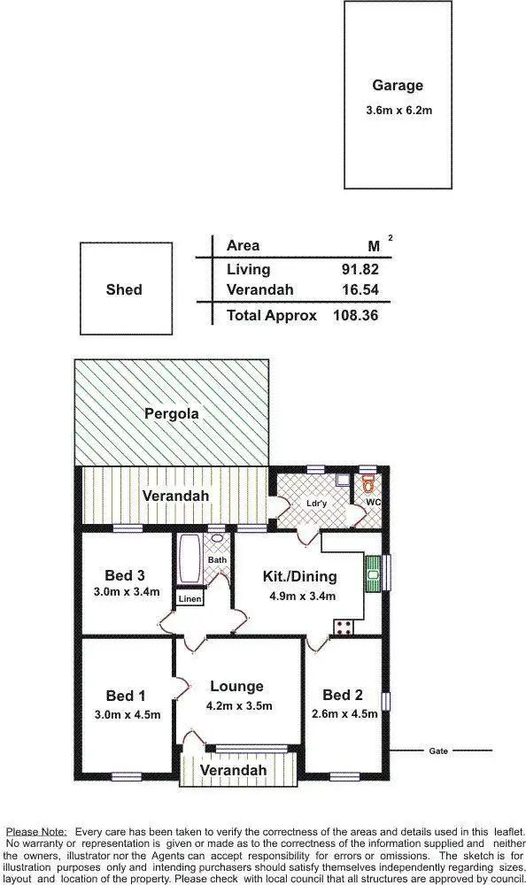 Floorplan of Homely house listing, 71 Donnington Road, Elizabeth North SA 5113