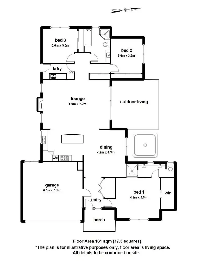 Floorplan of Homely townhouse listing, 9/3 Paddington Terrace, Berwick VIC 3806