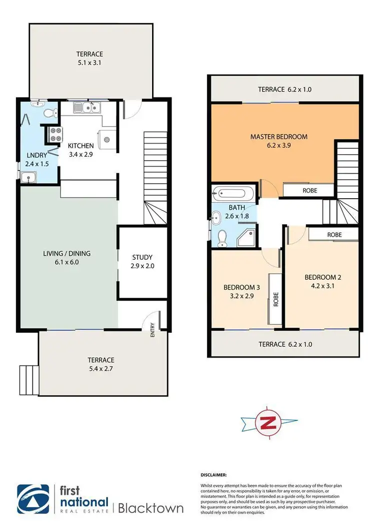 Floorplan of Homely townhouse listing, 25/307 Flushcombe Road, Blacktown NSW 2148