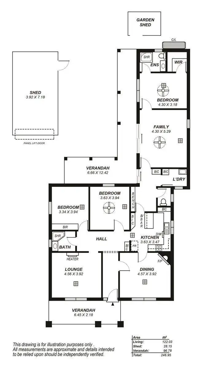 Floorplan of Homely house listing, 4 Olive Grove, Westbourne Park SA 5041