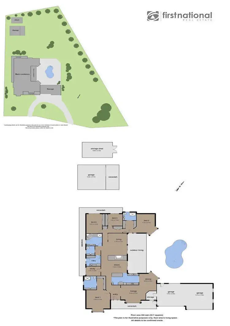 Floorplan of Homely house listing, 5 Fontaine Terrace, Narre Warren North VIC 3804