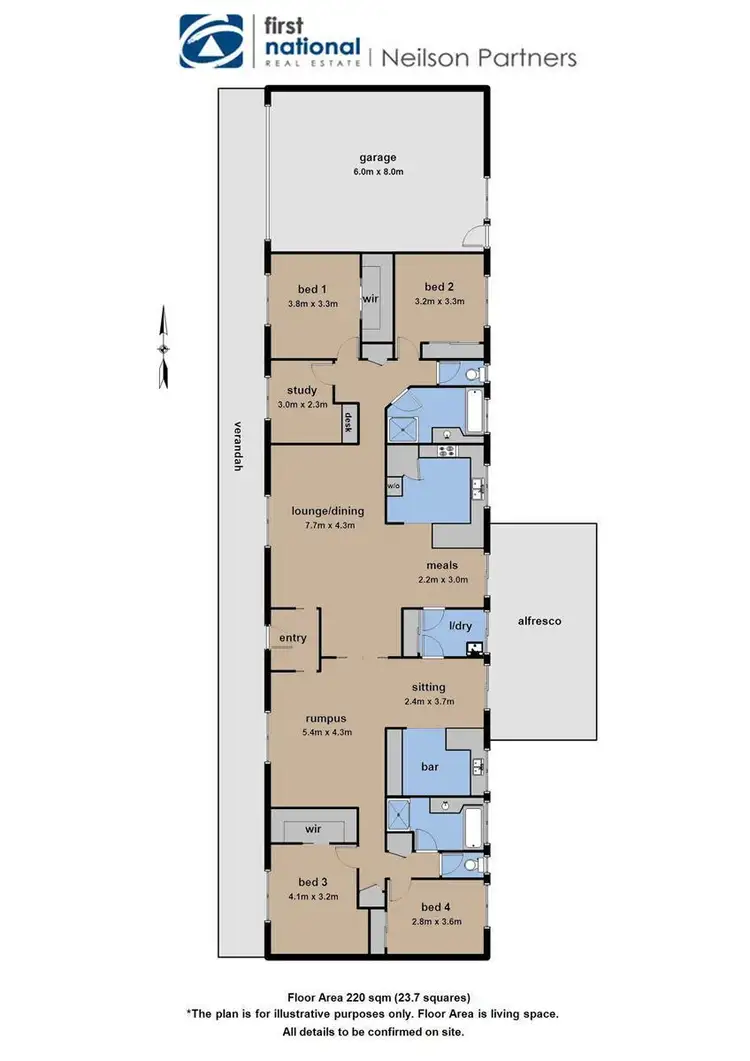 Floorplan of Homely rural property listing, 8 Gwen Meredith Drive, Bunyip VIC 3815