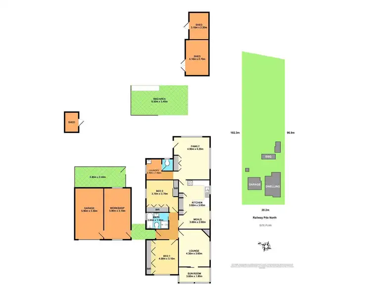 Floorplan of Homely house listing, 64 Railway Parade North, Blackalls Park NSW 2283