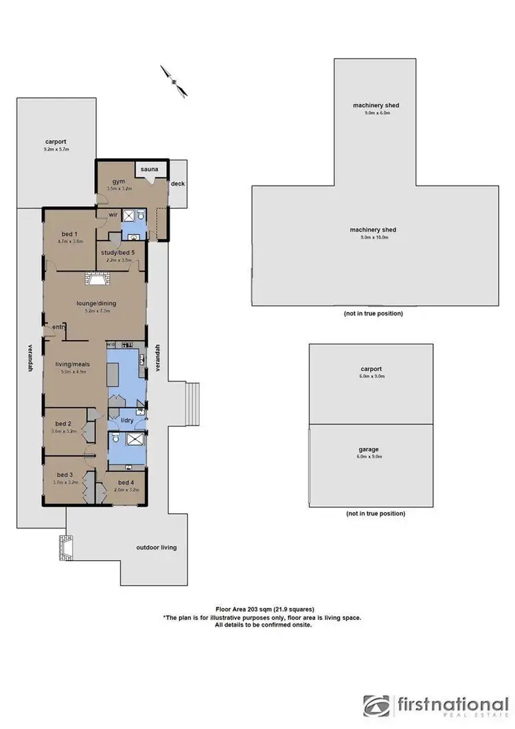Floorplan of Homely house listing, 35 Quamby Road, Guys Hill VIC 3807