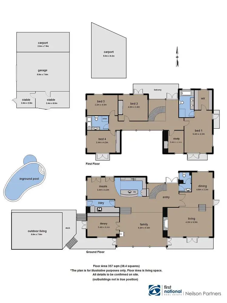 Floorplan of Homely house listing, 3 St Fort Court, Harkaway VIC 3806