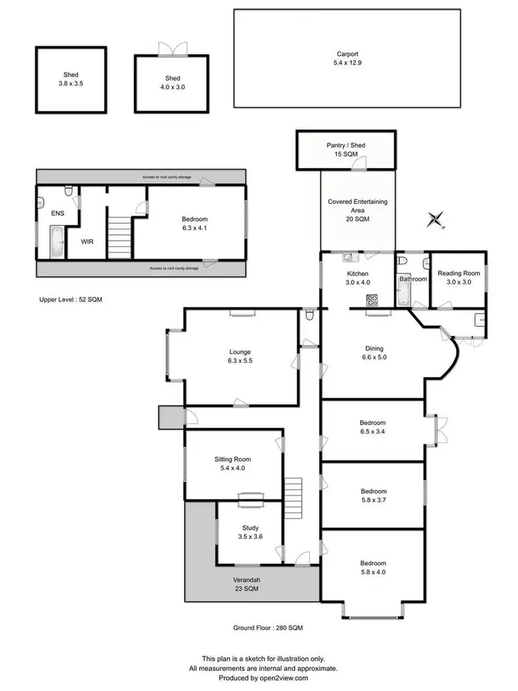 Floorplan of Homely house listing, 155 Castle Forbes Road, Castle Forbes Bay TAS 7116