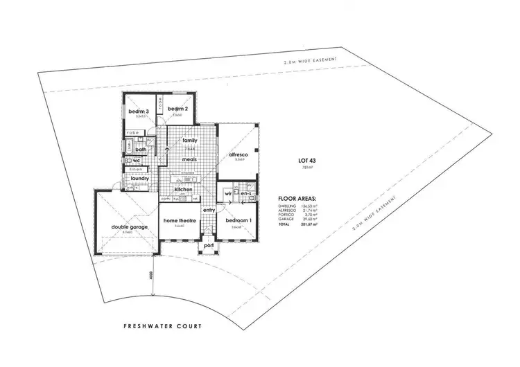 Floorplan of Homely house listing, 13 Freshwater Court, Mildura VIC 3500