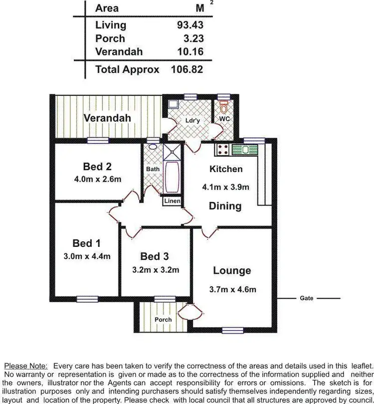 Floorplan of Homely house listing, 87 Donnington Road, Elizabeth North SA 5113