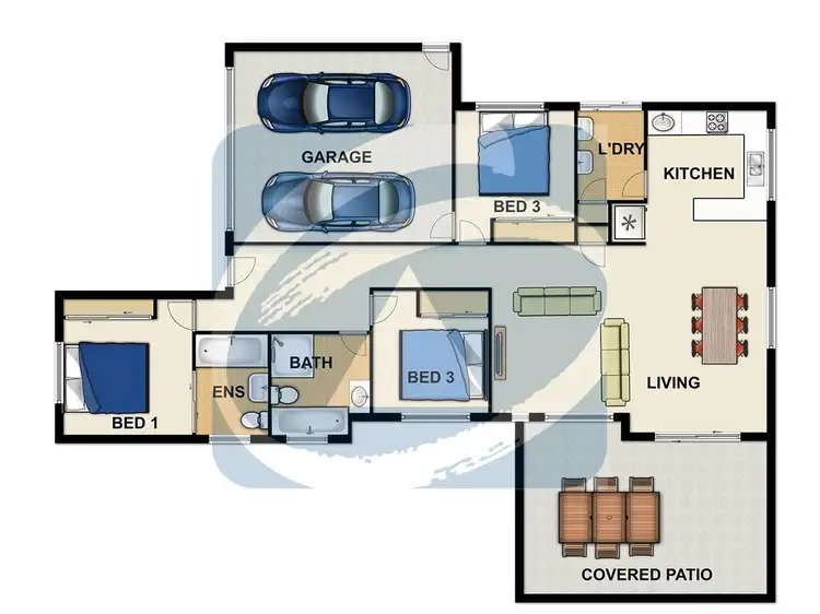 Floorplan of Homely house listing, 63 Samba Place, Underwood QLD 4119