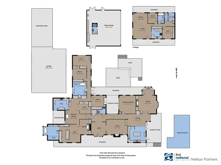 Floorplan of Homely house listing, 21-25 Rowallan Avenue, Harkaway VIC 3806