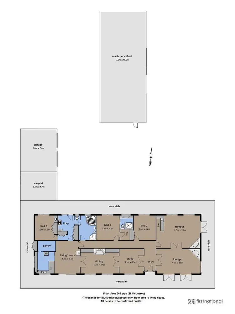 Floorplan of Homely rural property listing, 965 Toomuc Valley Road, Pakenham Upper VIC 3810