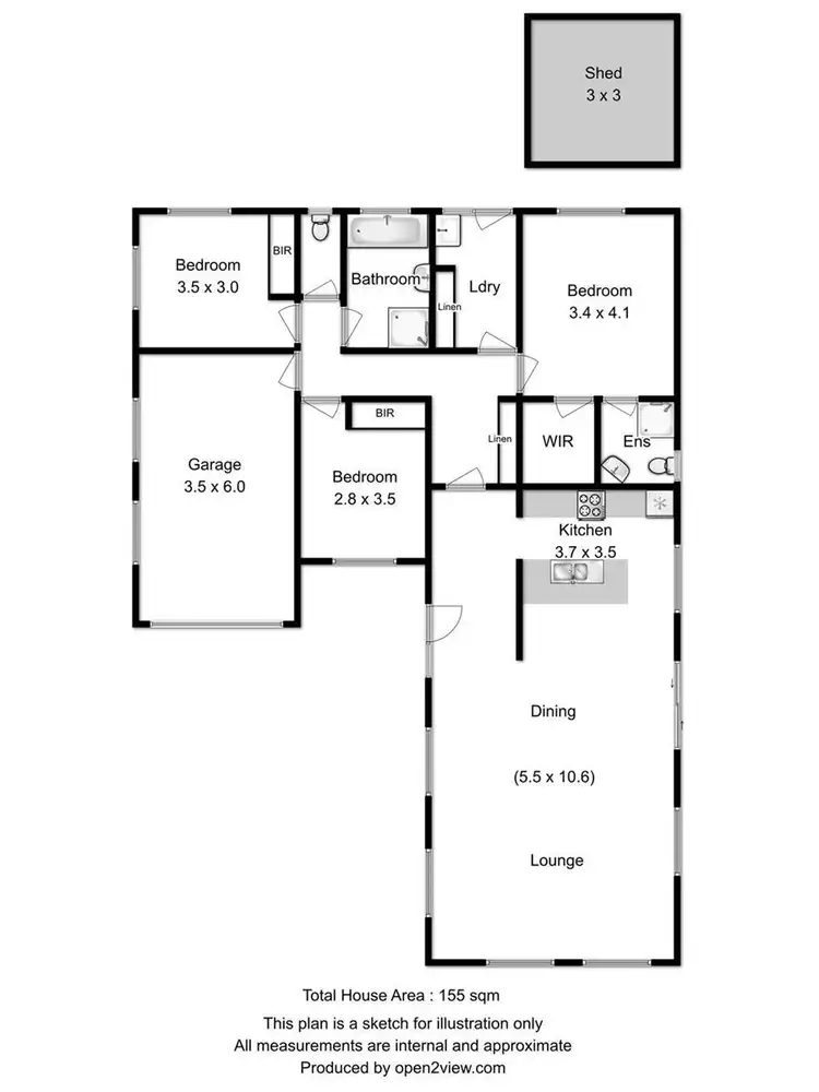 Floorplan of Homely house listing, 22 Knopwood Lane, Huonville TAS 7109