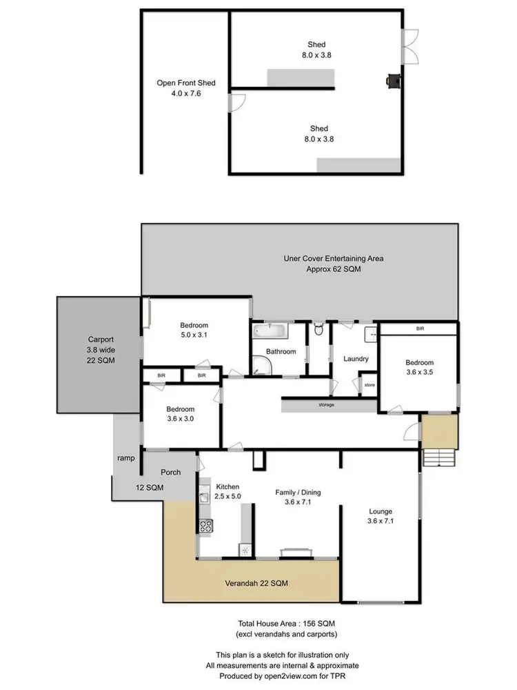 Floorplan of Homely house listing, 30 Station Road, Dover TAS 7117