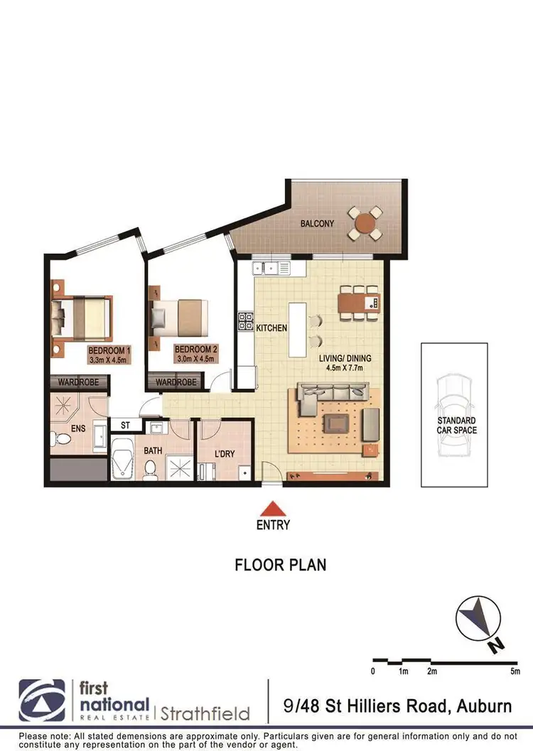 Floorplan of Homely apartment listing, 9/48 St. Hilliers Road, Auburn NSW 2144