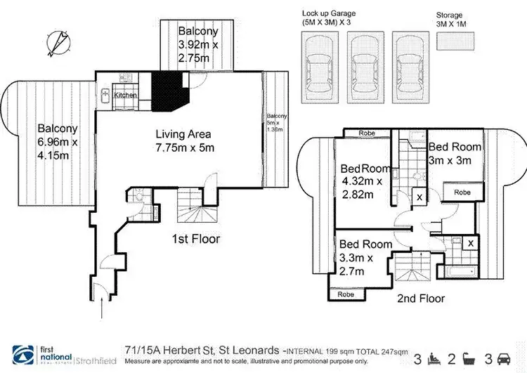 Floorplan of Homely apartment listing, 71/15A Herbert Street, St Leonards NSW 2065