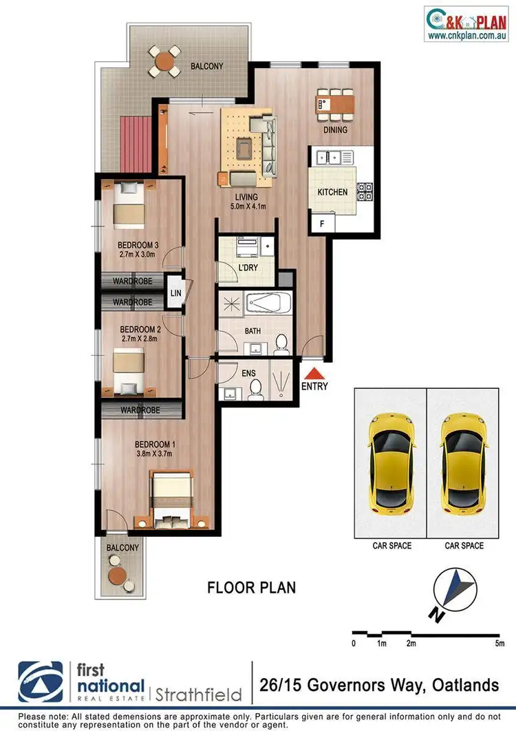 Floorplan of Homely apartment listing, 26/15 Governors Way, Oatlands NSW 2117