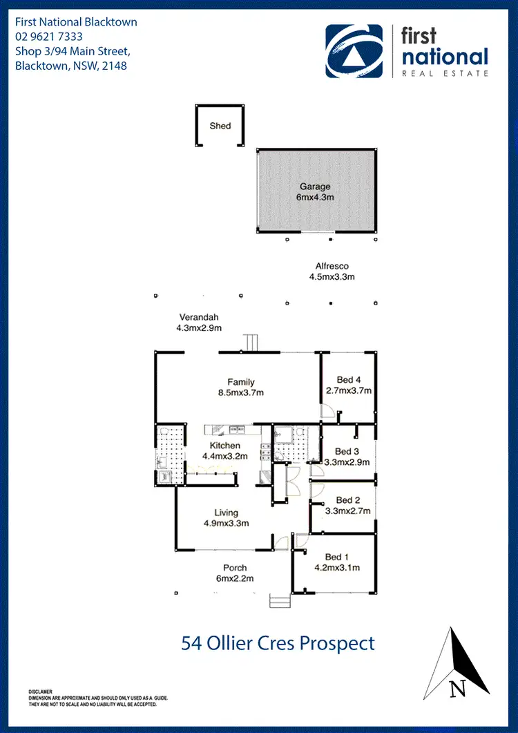 Floorplan of Homely house listing, 54 Ollier Crescent, Prospect NSW 2148