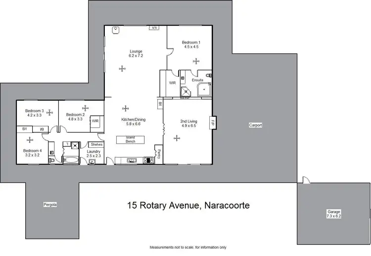 Floorplan of Homely house listing, 15 Rotary Avenue, Naracoorte SA 5271
