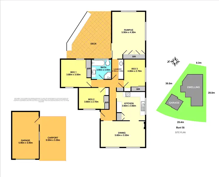 Floorplan of Homely house listing, /12 Buni Street, Holmesville NSW 2286