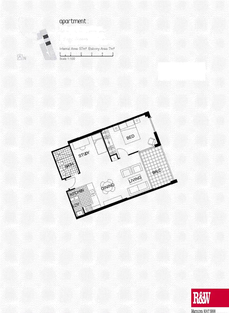 Floorplan of Homely apartment listing, 603/747 Anzac Parade, Maroubra NSW 2035