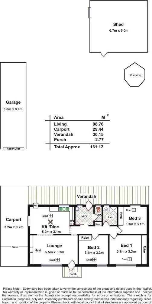 Floorplan of Homely house listing, 10 Fordingbridge Road, Davoren Park SA 5113