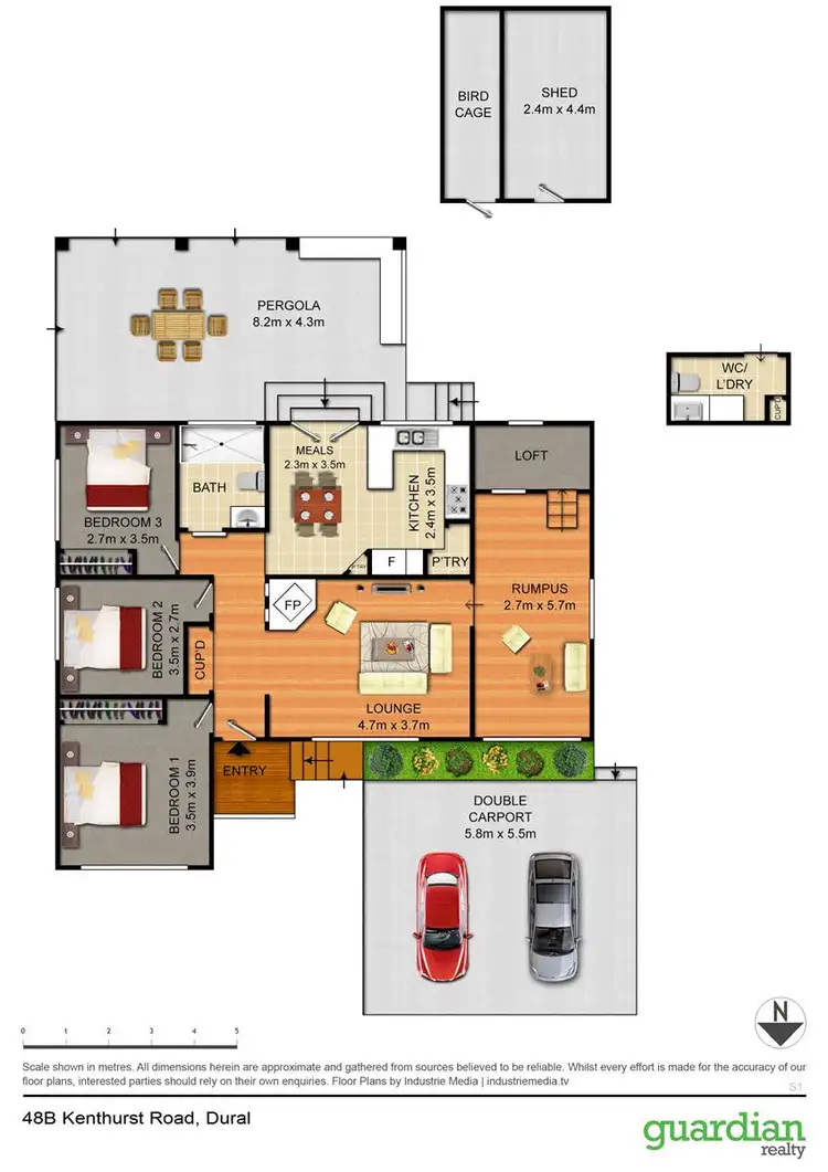 Floorplan of Homely house listing, 48B Kenthurst Road, Dural NSW 2158