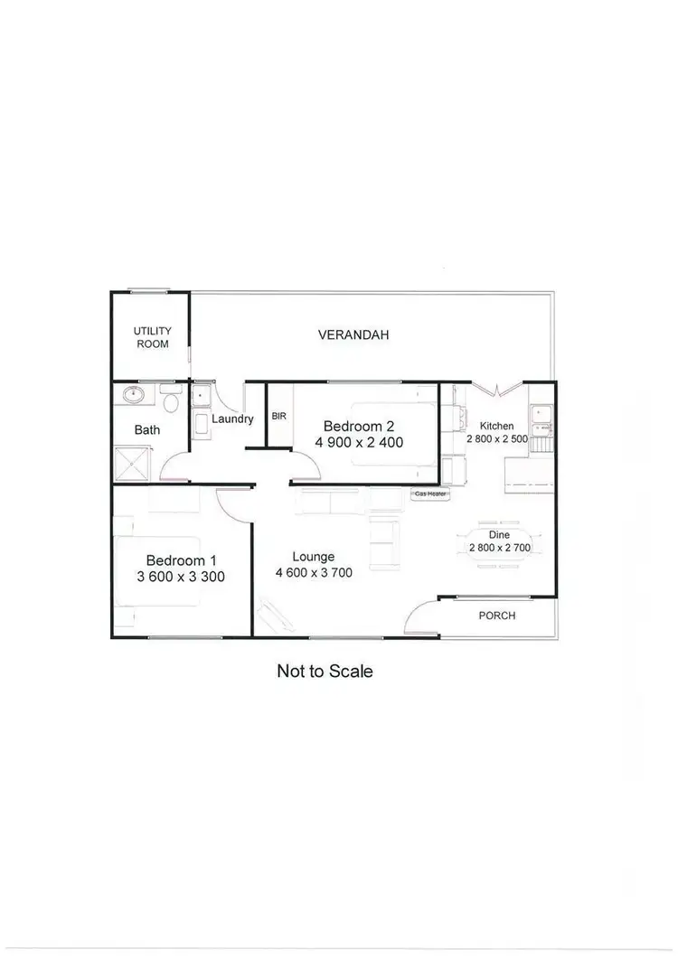Floorplan of Homely house listing, 9 Park Terrace, Stansbury SA 5582