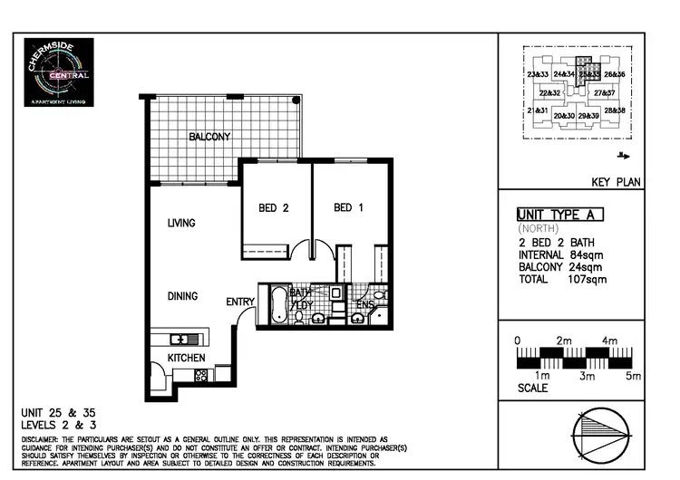 Floorplan of Homely apartment listing, 25/46 Playfield Street, Chermside QLD 4032
