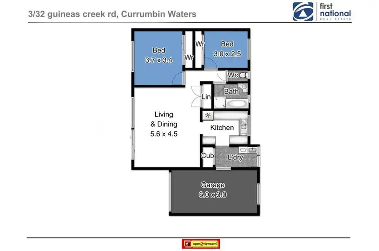 Floorplan of Homely unit listing, 3/32 Guineas Creek Road, Currumbin Waters QLD 4223